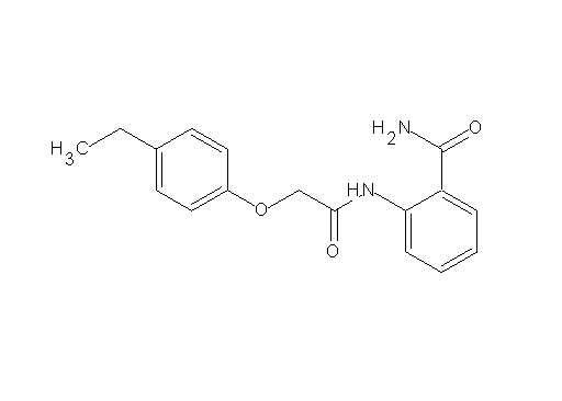 2-{[(4-ethylphenoxy)acetyl]amino}benzamide - Click Image to Close