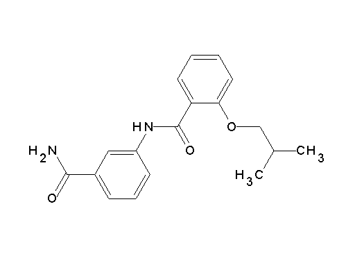 N-[3-(aminocarbonyl)phenyl]-2-isobutoxybenzamide - Click Image to Close