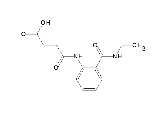 4-({2-[(ethylamino)carbonyl]phenyl}amino)-4-oxobutanoic acid - Click Image to Close
