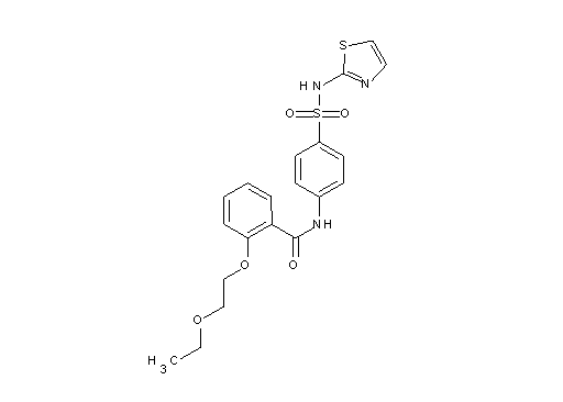 2-(2-ethoxyethoxy)-N-{4-[(1,3-thiazol-2-ylamino)sulfonyl]phenyl}benzamide - Click Image to Close