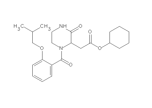 cyclohexyl [1-(2-isobutoxybenzoyl)-3-oxo-2-piperazinyl]acetate - Click Image to Close