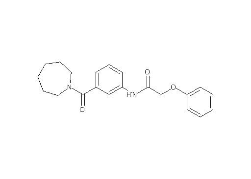 N-[3-(1-azepanylcarbonyl)phenyl]-2-phenoxyacetamide - Click Image to Close