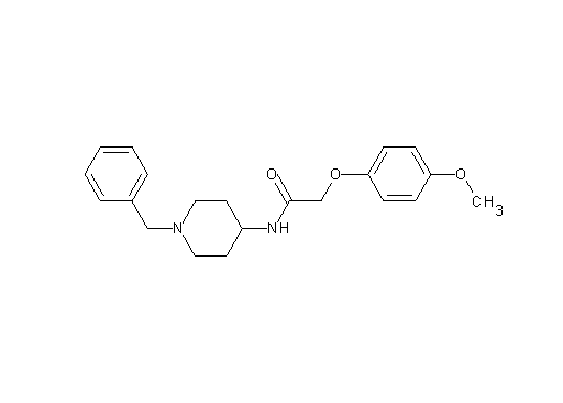 N-(1-benzyl-4-piperidinyl)-2-(4-methoxyphenoxy)acetamide - Click Image to Close