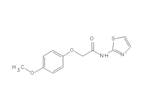 2-(4-methoxyphenoxy)-N-1,3-thiazol-2-ylacetamide - Click Image to Close