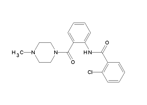 2-chloro-N-{2-[(4-methyl-1-piperazinyl)carbonyl]phenyl}benzamide - Click Image to Close