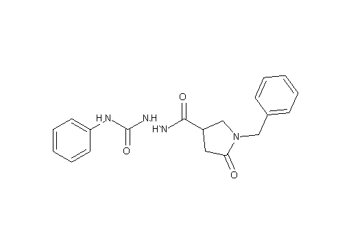 2-[(1-benzyl-5-oxo-3-pyrrolidinyl)carbonyl]-N-phenylhydrazinecarboxamide - Click Image to Close
