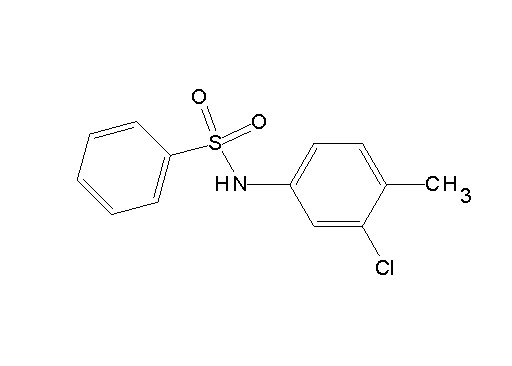 N-(3-chloro-4-methylphenyl)benzenesulfonamide