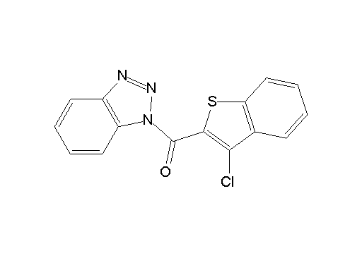 1-[(3-chloro-1-benzothien-2-yl)carbonyl]-1H-1,2,3-benzotriazole - Click Image to Close