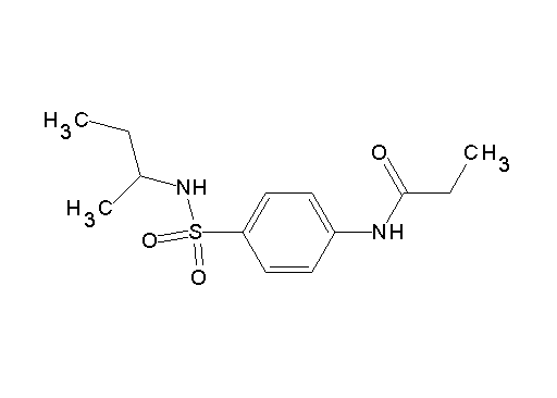 N-{4-[(sec-butylamino)sulfonyl]phenyl}propanamide - Click Image to Close