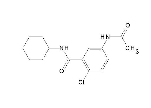 5-(acetylamino)-2-chloro-N-cyclohexylbenzamide - Click Image to Close