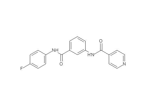 N-(3-{[(4-fluorophenyl)amino]carbonyl}phenyl)isonicotinamide - Click Image to Close