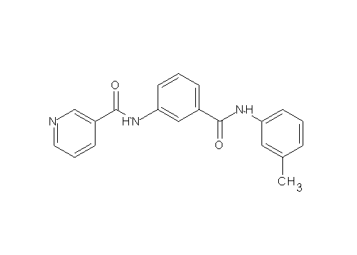 N-(3-{[(3-methylphenyl)amino]carbonyl}phenyl)nicotinamide - Click Image to Close