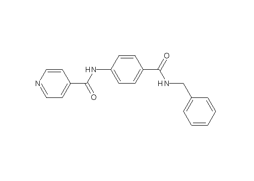 N-{4-[(benzylamino)carbonyl]phenyl}isonicotinamide - Click Image to Close