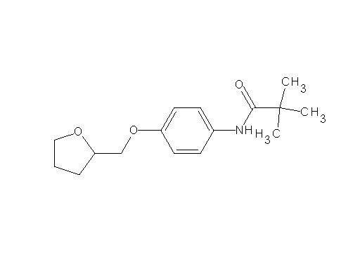 2,2-dimethyl-N-[4-(tetrahydro-2-furanylmethoxy)phenyl]propanamide - Click Image to Close