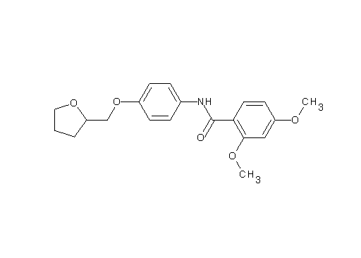 2,4-dimethoxy-N-[4-(tetrahydro-2-furanylmethoxy)phenyl]benzamide - Click Image to Close