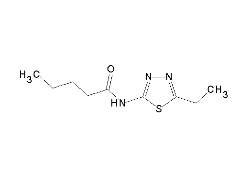 N-(5-ethyl-1,3,4-thiadiazol-2-yl)pentanamide - Click Image to Close