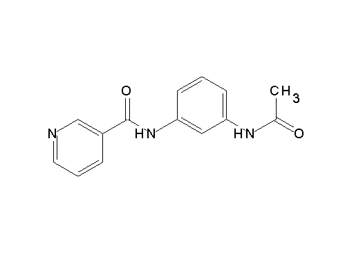 N-[3-(acetylamino)phenyl]nicotinamide