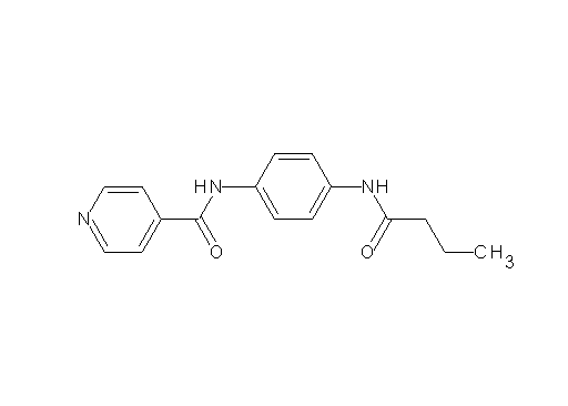 N-[4-(butyrylamino)phenyl]isonicotinamide - Click Image to Close
