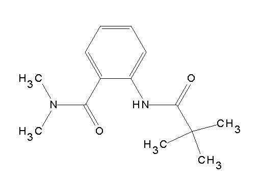 2-[(2,2-dimethylpropanoyl)amino]-N,N-dimethylbenzamide - Click Image to Close