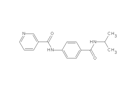 N-{4-[(isopropylamino)carbonyl]phenyl}nicotinamide - Click Image to Close