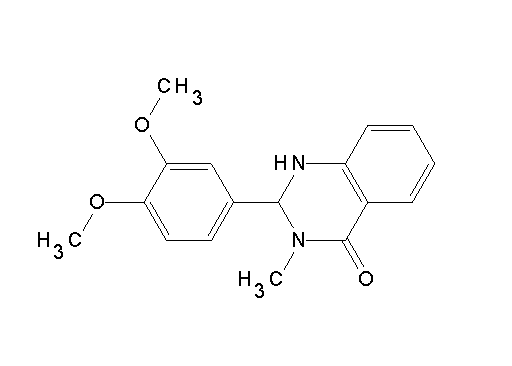 2-(3,4-dimethoxyphenyl)-3-methyl-2,3-dihydro-4(1H)-quinazolinone - Click Image to Close