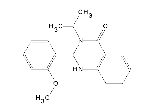 3-isopropyl-2-(2-methoxyphenyl)-2,3-dihydro-4(1H)-quinazolinone - Click Image to Close
