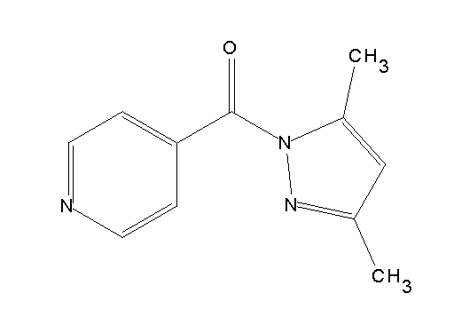 4-[(3,5-dimethyl-1H-pyrazol-1-yl)carbonyl]pyridine - Click Image to Close