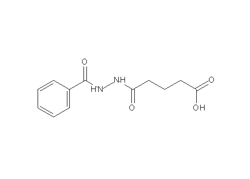 5-(2-benzoylhydrazino)-5-oxopentanoic acid - Click Image to Close