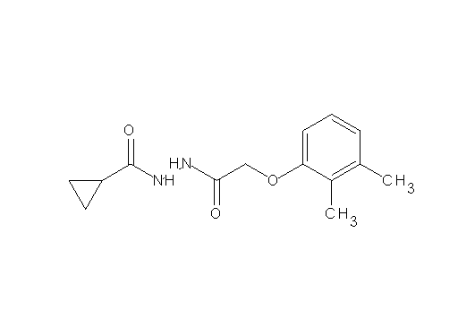 N'-[2-(2,3-dimethylphenoxy)acetyl]cyclopropanecarbohydrazide - Click Image to Close