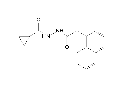 N'-[2-(1-naphthyl)acetyl]cyclopropanecarbohydrazide - Click Image to Close