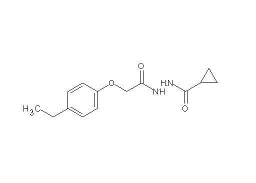 N'-[2-(4-ethylphenoxy)acetyl]cyclopropanecarbohydrazide - Click Image to Close