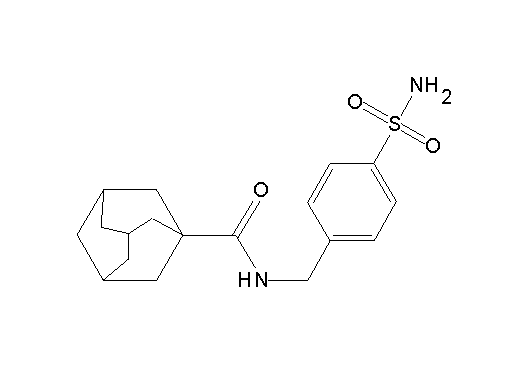 N-[4-(aminosulfonyl)benzyl]-1-adamantanecarboxamide - Click Image to Close