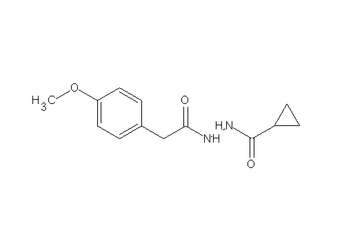 N'-[2-(4-methoxyphenyl)acetyl]cyclopropanecarbohydrazide - Click Image to Close