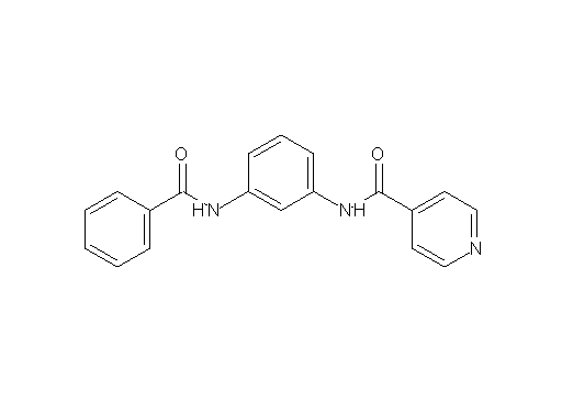 N-[3-(benzoylamino)phenyl]isonicotinamide - Click Image to Close