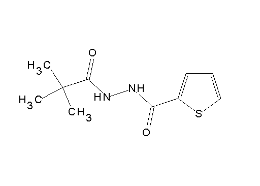 N'-(2,2-dimethylpropanoyl)-2-thiophenecarbohydrazide - Click Image to Close