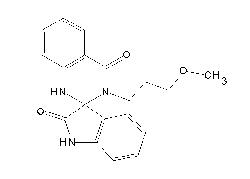 3'-(3-methoxypropyl)-1'H-spiro[indole-3,2'-quinazoline]-2,4'(1H,3'H)-dione - Click Image to Close