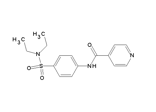 N-{4-[(diethylamino)sulfonyl]phenyl}isonicotinamide - Click Image to Close