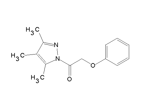 3,4,5-trimethyl-1-(phenoxyacetyl)-1H-pyrazole