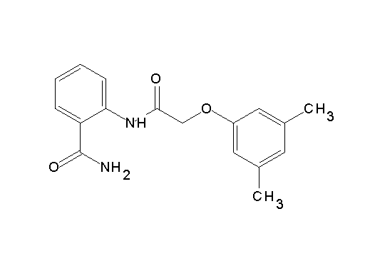 2-{[(3,5-dimethylphenoxy)acetyl]amino}benzamide - Click Image to Close