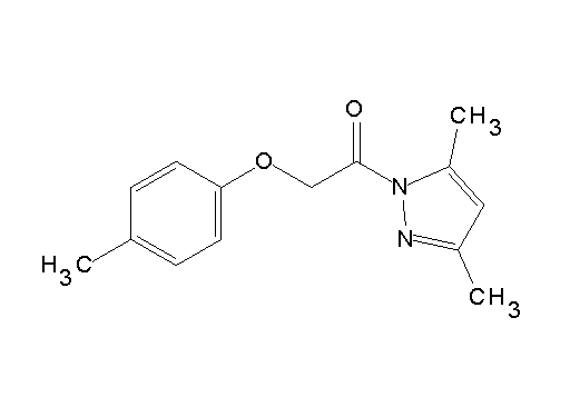 3,5-dimethyl-1-[(4-methylphenoxy)acetyl]-1H-pyrazole - Click Image to Close
