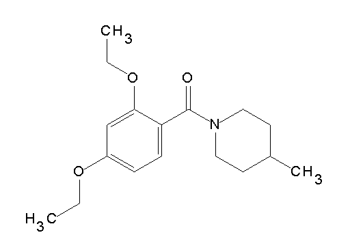1-(2,4-diethoxybenzoyl)-4-methylpiperidine - Click Image to Close