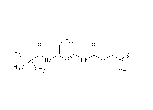 4-({3-[(2,2-dimethylpropanoyl)amino]phenyl}amino)-4-oxobutanoic acid - Click Image to Close
