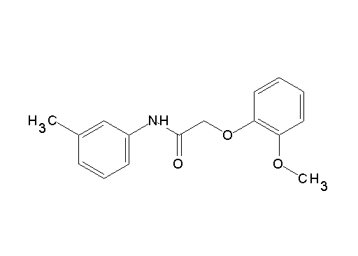 2-(2-methoxyphenoxy)-N-(3-methylphenyl)acetamide - Click Image to Close