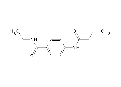 4-(butyrylamino)-N-ethylbenzamide