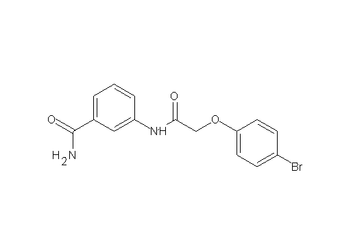 3-{[(4-bromophenoxy)acetyl]amino}benzamide - Click Image to Close