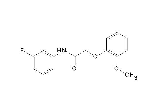 N-(3-fluorophenyl)-2-(2-methoxyphenoxy)acetamide
