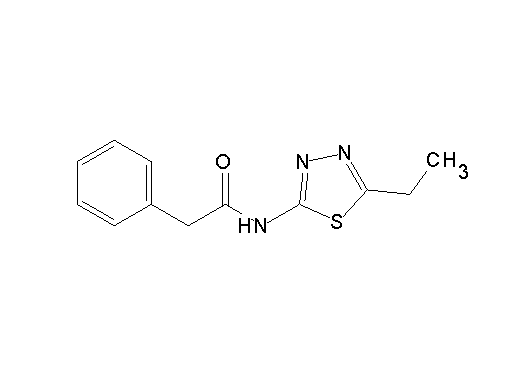 N-(5-ethyl-1,3,4-thiadiazol-2-yl)-2-phenylacetamide - Click Image to Close