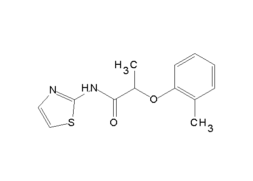2-(2-methylphenoxy)-N-1,3-thiazol-2-ylpropanamide - Click Image to Close