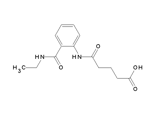 5-({2-[(ethylamino)carbonyl]phenyl}amino)-5-oxopentanoic acid - Click Image to Close