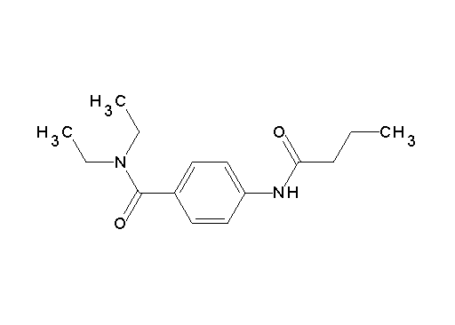 4-(butyrylamino)-N,N-diethylbenzamide